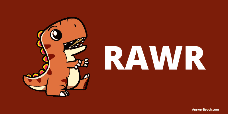 Dinosaur saying Rawr—What Does Rawr Mean in Dinosaur