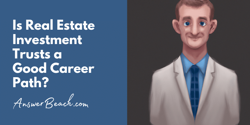 Cartoon business man - Is real estate investment trusts a good career path