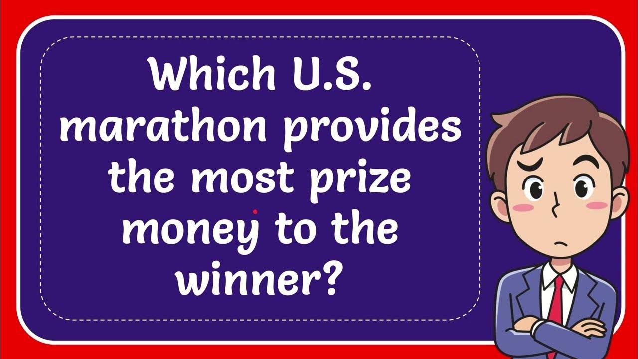 Which U.S. Marathon Provides the Most Prize Money to the Winner?