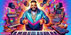 Colorful caricature of DJ Khaled -- How Does DJ Khaled Make Money